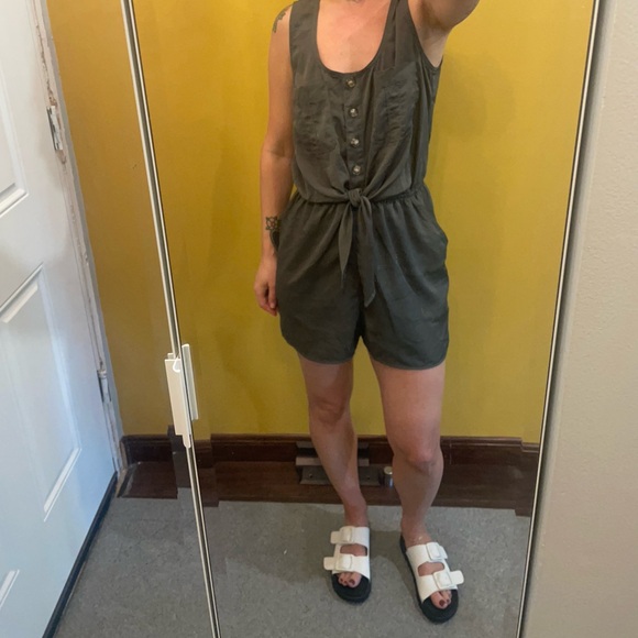 Green Romper - Picture 1 of 3